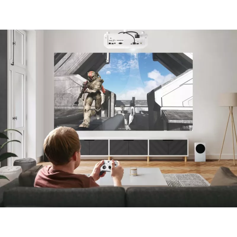 Viewsonic PX749-4K andmeprojektor Standardse viskega projektor 4000 ANSI luumenit UHD 4K (3840x2160) 3D Valge