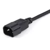 StarTech.com 1 m (3 jalga) toitepikendusjuhe, C14 kuni C13, 10A 125V, 18AWG, arvuti toitekaabli pikendus, IEC-320-C14 kuni IEC-320-C13 vahelduvvoolu toitekaabli pikendus toiteplokile, UL loetletud