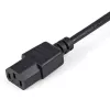 StarTech.com 1 m (3 jalga) toitepikendusjuhe, C14 kuni C13, 10A 125V, 18AWG, arvuti toitekaabli pikendus, IEC-320-C14 kuni IEC-320-C13 vahelduvvoolu toitekaabli pikendus toiteplokile, UL loetletud