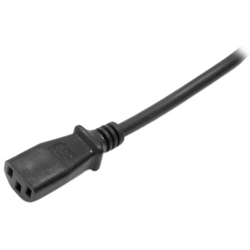 StarTech.com 2m arvuti toitejuhe, 18AWG, EU Schuko to C13 toitejuhe, 250V 10A, must asendus-vahelduvvoolujuhe, TV/monitori toitekaabel, Schuko CEE 7/7 kuni IEC 60320 C13 toitejuhe - arvuti toiteploki kaabel