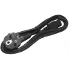 StarTech.com 2m arvuti toitejuhe, 18AWG, EU Schuko to C13 toitejuhe, 250V 10A, must asendus-vahelduvvoolujuhe, TV/monitori toitekaabel, Schuko CEE 7/7 kuni IEC 60320 C13 toitejuhe - arvuti toiteploki kaabel