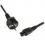 StarTech.com 1m (3 jalga) sülearvuti toitejuhe, EL Schuko-pistik C5-le, 2,5 A 250 V, 18AWG, sülearvuti asendus-toitejuhe, toiteploki juhe, sülearvuti laadimiskaabel, ristikheina-/Miki-Hiire toitejuhe
