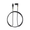 StarTech.com 6 jala (2 m) USB C laadimiskaabel, täisnurkne - 60 W PD 3A - vastupidav kiirlaadimis USB-C kaabel - must USB 2.0 USB-C - tugev aramiidkiuga tugevdatud - USB laadimisjuhe