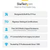 StarTech.com 8-pordiline DisplayPort KVM-lüliti 1U raami paigalduskomplektiga, 4K 60Hz DP 1.2, nupp- ja kiirklahvivahetus, 4-pordiline USB-jaotur, OS-sõltumatu, TAA-vastav