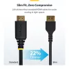 StarTech.com 6ft (2m) Slim HDMI 2.0 kaabel, paindlik Premium sertifitseeritud HDMI-juhe Ethernetiga, UHD 4K 60Hz HDR10, vastupidav aramiidkiust disain TPE-ümbrises