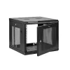 StarTech.com 4-Post 9U Wall Mount võrk Cabinet with 1U Shelf, 19 inch Wall-Mounted Server Rack for Data / AV / Electronics / Computer Equipment, Small Vented Rack Enclosure