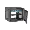 StarTech.com 4-Post 9U Wall Mount võrk Cabinet with 1U Shelf, 19 inch Wall-Mounted Server Rack for Data / AV / Electronics / Computer Equipment, Small Vented Rack Enclosure
