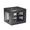 StarTech.com 4-Post 9U Wall Mount võrk Cabinet with 1U Shelf, 19 inch Wall-Mounted Server Rack for Data / AV / Electronics / Computer Equipment, Small Vented Rack Enclosure