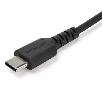 StarTech.com 2m USB-A – USB-C laadimiskaabel – vastupidav kiirlaadimis- ja sünkroonimis-USB 2.0 – USB-C andmejuhe – tugev TPE-kate aramiidkiuga M/M 3A must – Samsung S10, iPad Pro, Pixel
