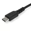 StarTech.com 2m USB-C laadimiskaabel - vastupidav kiirlaadimis- ja sünkroonimiskaabel USB 2.0 USB-C isaselt USB-C isasele sülearvuti laadimisjuhe - TPE-kate aramiidkiuga 60W must - Samsung S10 S20 iPad Pro MS Surface