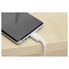 StarTech.com 2m USB-C laadimiskaabel – vastupidav kiirlaadimis- ja sünkroonimiskaabel USB 2.0 USB-C kuni USB-C sülearvuti laadija – TPE mantel, aramiidkiud, M/M, 60W, valge – Samsung S10 S20 iPad Pro MS Surface
