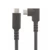 StarTech.com 6,6 jala (2 m) USB-C-kaabel, täisnurkne, USB 5 Gbps, 100 W (5 A) toiteedastus, 4K 60 Hz DP Alt Mode, vastupidav USB-C-juhe – Thunderboltiga ühilduv