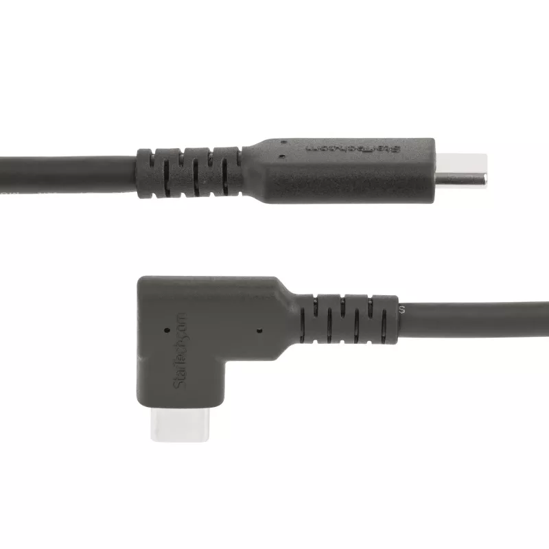 StarTech.com 6,6 jala (2 m) USB-C-kaabel, täisnurkne, USB 5 Gbps, 100 W (5 A) toiteedastus, 4K 60 Hz DP Alt Mode, vastupidav USB-C-juhe – Thunderboltiga ühilduv