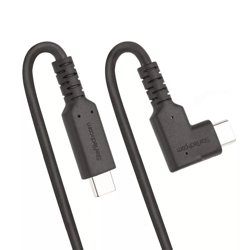 StarTech.com 6,6 jala (2 m) USB-C-kaabel, täisnurkne, USB 5 Gbps, 100 W (5 A) toiteedastus, 4K 60 Hz DP Alt Mode, vastupidav USB-C-juhe – Thunderboltiga ühilduv