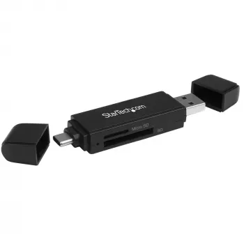 StarTech.com USB 3.0 mälukaardilugeja/kirjutaja SD- ja microSD-kaartidele - USB-C ja USB-A