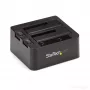 StarTech.com kahe pesaga USB 3.2 Gen 2 SATA-kõvaketta dokkimisjaam, USB 10Gbps kõvakettadokk, väline 2,5/3,5-tolline SATA I/II/III SSD/HDD dokkimisjaam, kuumvahetusega kõvakettapesa, pealtlaaditav