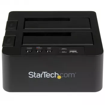 StarTech.com eraldiseisev kõvaketta duplikaator, kahe pesaga HDD/SSD kloonija/koopiamasin, USB 3.1 (10 Gbps) SATA III HDD/SSD dokkimisjaam, kõvaketta duplikaatordokk, kõvaketta kloonija