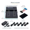 StarTech.com Eraldiseisev M.2 SATA ja M.2 NVMe duplikaator ja kustutaja – HDD/SSD kloonija/puhastaja M.2 PCIe AHCI/NVMe, M.2 SATA, 2,5/3,5-tolliste SATA-ketaste jaoks – väline kõvaketta kustutaja/duplikaator, TAA
