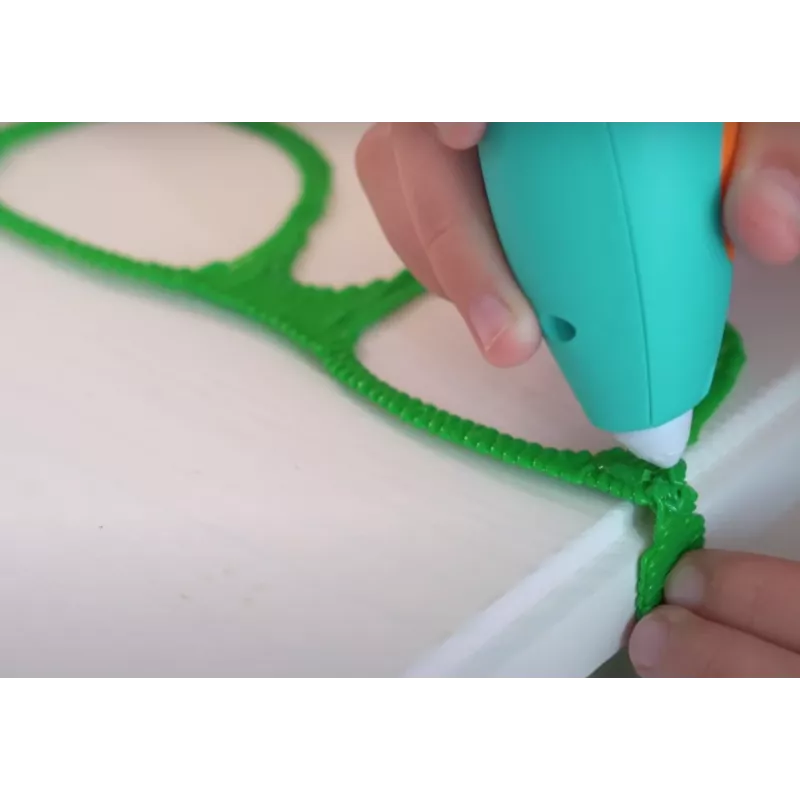 3Doodler Start Plus 3D-pliiats 0,77 mm türkiissinine, kollane
