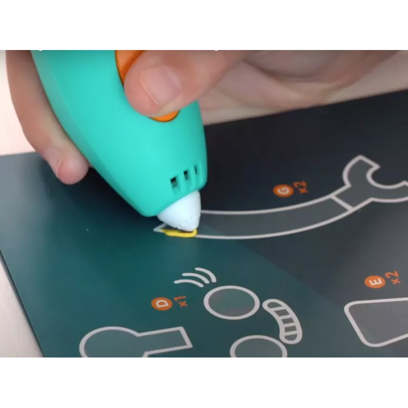3Doodler Start Plus 3D-pliiats 0,77 mm türkiissinine, kollane