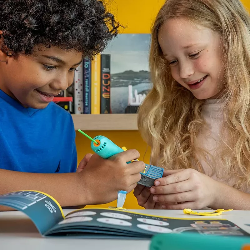 3Doodler Start Plus 3D-pliiats 0,77 mm türkiissinine, kollane
