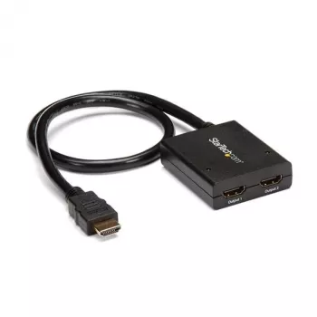 StarTech.com 4K HDMI 2-pordiline videopistik – 1x2 HDMI jaotur – toide USB või toiteadapteri kaudu – 4K 30 Hz