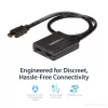 StarTech.com 4K HDMI 2-pordiline videopistik – 1x2 HDMI jaotur – toide USB või toiteadapteri kaudu – 4K 30 Hz