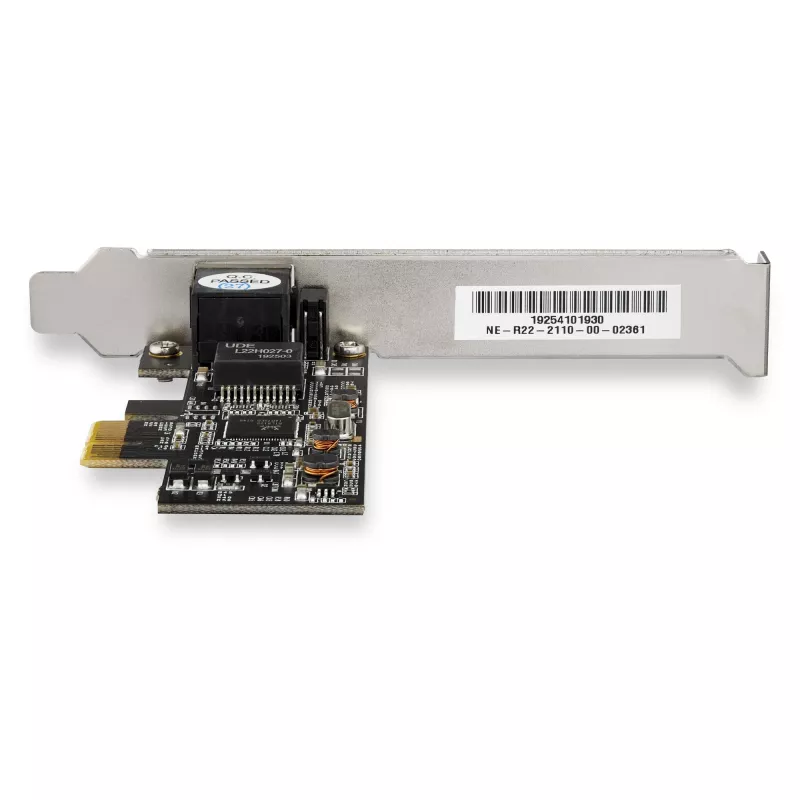 StarTech.com 2,5 Gbps 2,5 GBASE-T PCIe võrgukaart, sisemine, juhtmega, PCI Express, Ethernet, 2500 Mbit/s, must