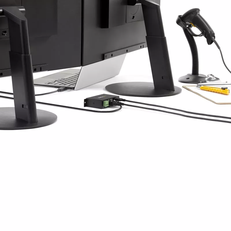 StarTech.com 4-pordiline USB 2.0 jaotur – metallist tööstuslik USB-A jaotur – DIN-liistule, seinale või lauale kinnitatav USB-andmejaotur – TAA-le vastav USB-laiendusjaotur