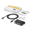 StarTech.com 4-pordiline USB 2.0 jaotur – metallist tööstuslik USB-A jaotur – DIN-liistule, seinale või lauale kinnitatav USB-andmejaotur – TAA-le vastav USB-laiendusjaotur