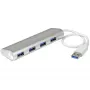 StarTech.com 4-pordine USB-jaotur, USB-A kuni 4x USB-A porti, USB 5 Gbps, töökindel disain, siinil töötav, kaasaskantav sülearvuti USB 3.0 jaotur
