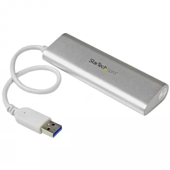 StarTech.com 4-pordine USB-jaotur, USB-A kuni 4x USB-A porti, USB 5 Gbps, töökindel disain, siinil töötav, kaasaskantav sülearvuti USB 3.0 jaotur