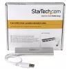 StarTech.com 4-pordine USB-jaotur, USB-A kuni 4x USB-A porti, USB 5 Gbps, töökindel disain, siinil töötav, kaasaskantav sülearvuti USB 3.0 jaotur