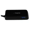 StarTech.com Portatiivne 4-pordiline SuperSpeed Mini USB 3.0 jaotur – Must~Portatiivne 4-pordiline SuperSpeed Mini USB 3.0 jaotur – 5 Gbit/s – Must