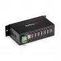 StarTech.com 7-pordiline USB 2.0 jaotur - tööstuslik metallist USB-A jaotur ESD-kaitse ja 350 W liigpingekaitsega - DIN-siini, seina- või lauakinnitus - TAA vastav USB laiendusjaotur