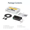 StarTech.com 7-pordiline USB 2.0 jaotur - tööstuslik metallist USB-A jaotur ESD-kaitse ja 350 W liigpingekaitsega - DIN-siini, seina- või lauakinnitus - TAA vastav USB laiendusjaotur