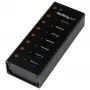 StarTech.com 7-pordiline USB 3.0 jaotur – laua- või seinale kinnitatav metallkorpus~7-pordiline USB 3.0 jaotur (5 Gbit/s) – laua- või seinale kinnitatav metallkorpus