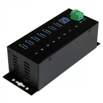 StarTech.com 7-pordiline tööstuslik USB 3.0 jaotur ESD-kaitsega