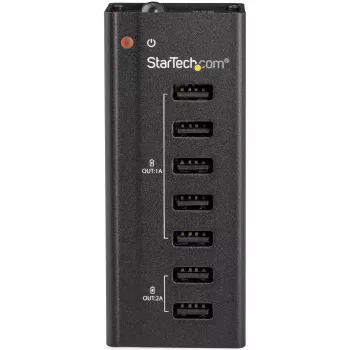 StarTech.com 7-pordiline USB-laadimisjaam 5x 1A ja 2x 2A portidega
