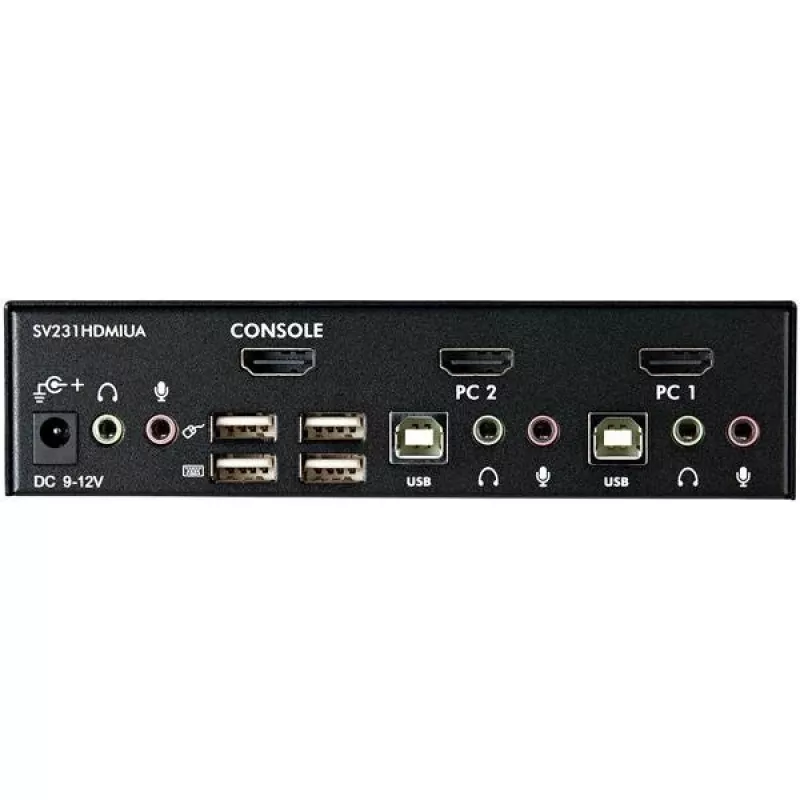 StarTech.com 2-pordiline USB HDMI KVM-lüliti heli ja USB 2.0 jaoturiga