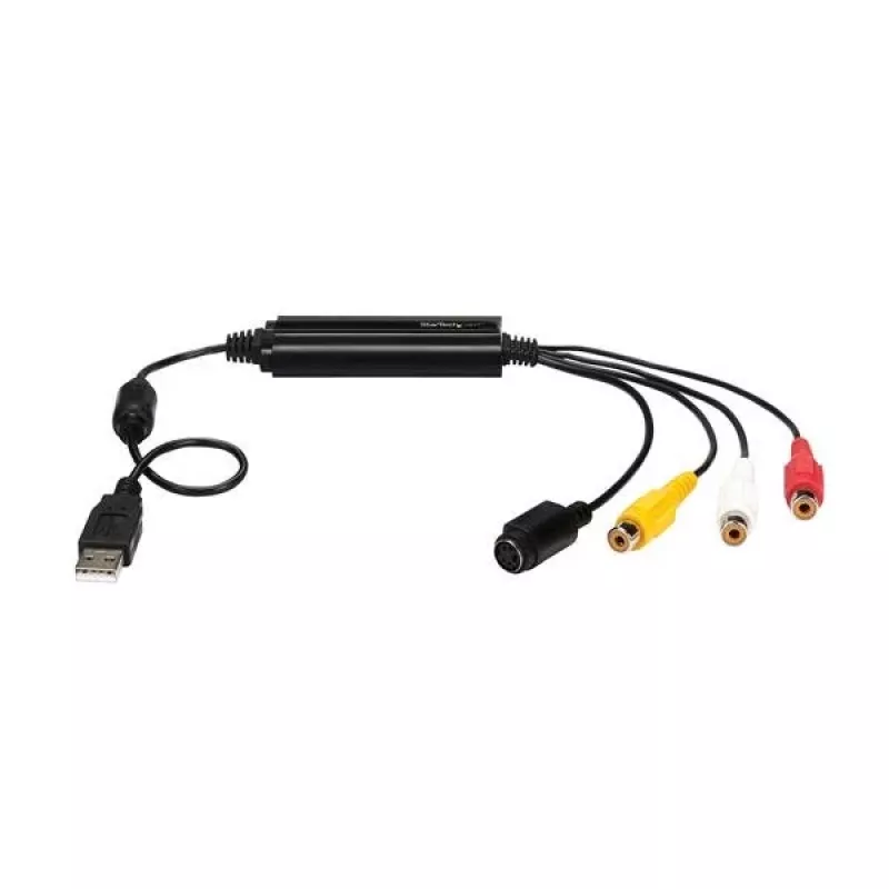 StarTech.com USB Video Capture adapterkaabel - S-Video/Composite to USB 2.0 SD Video Capture Device kaabel - TWAIN Support - Analog to Digital Converter for Media Storage - Windows Only