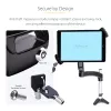 StarTech.com VESA kinnitusadapter tahvelarvutitele 7,9–12,5 tolli – kuni 2 kg (4,4 naela) – 75x75/100x100 VESA mustrid – universaalne varguskindel tahvelarvuti VESA kinnitusklamber – turvaline tahvelarvuti kinnitus – must