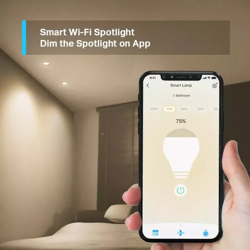 TP-Link Tapo L610 Wi-Fi nutipirn, valge, hämardatav