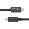 StarTech.com 3jalga (1m) Thunderbolt 4 kaabel - 40Gbps - 100W PD - 4K/8K Video - Inteli sertifitseeritud Thunderbolt kaabel - Ühildub USB4/Thunderbolt 3/USB 3.2/USB USB-C/DisplayPort