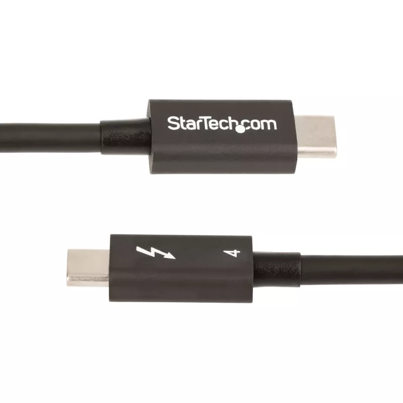 StarTech.com 3jalga (1m) Thunderbolt 4 kaabel - 40Gbps - 100W PD - 4K/8K Video - Inteli sertifitseeritud Thunderbolt kaabel - Ühildub USB4/Thunderbolt 3/USB 3.2/USB USB-C/DisplayPort