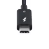 StarTech.com 3ft (1m) Thunderbolt 5 kaabel, 80 Gbps/kuni 120 Gbps, 240 W PD, 8K 60 Hz, sertifitseeritud Thunderbolt-kaabel – ühildub Thunderbolt 4/USB4/USB-C-ga
