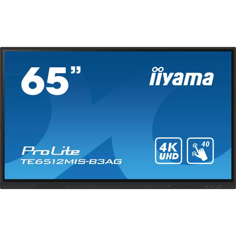 iiyama 65-tolline interaktiivne 4K UHD puuteekraan, mis tõstab koostöö uuele tasemele