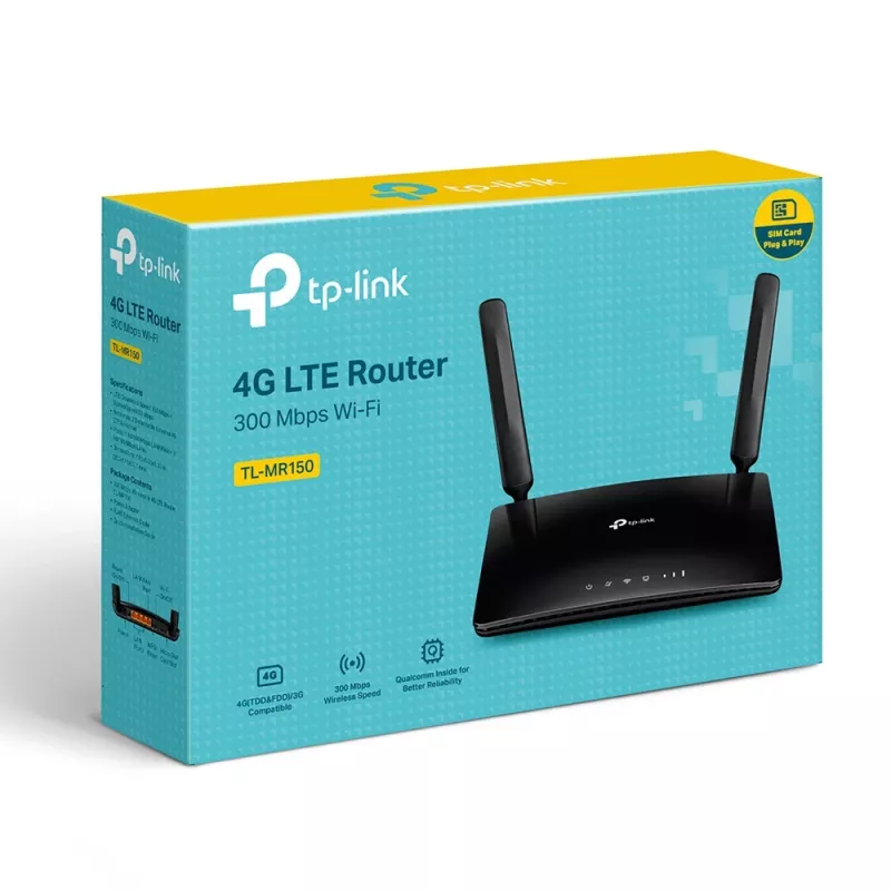 TP-Link TL-MR150 traadita ruuter Fast Ethernet Single-band (2.4 GHz) 4G Must