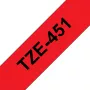 Brother TZE-451 sildivalmistuslint must punasel TZ