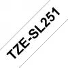 Brother TZESL251 silditrükiklind Must valgel taustal